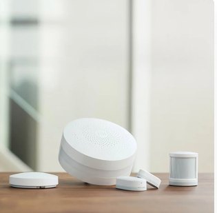 Smart home hub on a table